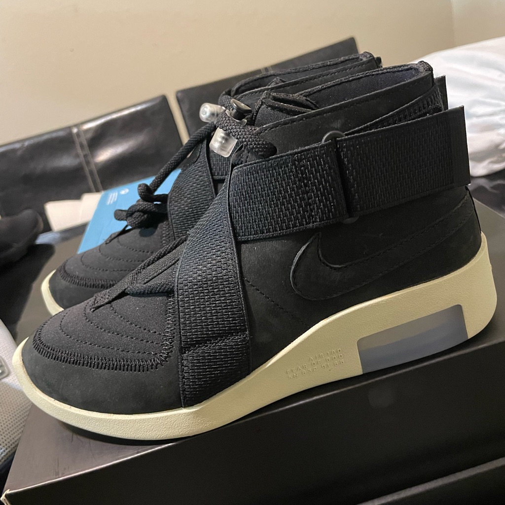 Nike Air Fear Of God Raid 'Black' At8087-002 Men’s Size 6 Brand New /No Box